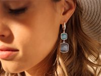 Boucles d'oreilles Madì Femme Denim in Argent Quarzo idrotermale 38961 - 38961